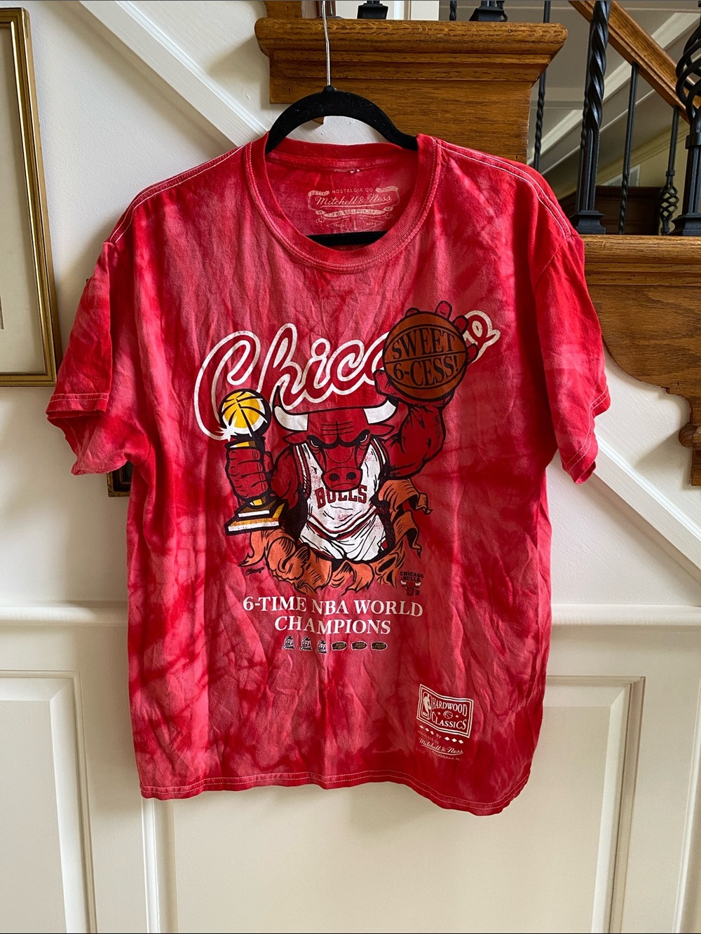 MITCHELL & NESS Chicago Bulls Cotton T-shirt